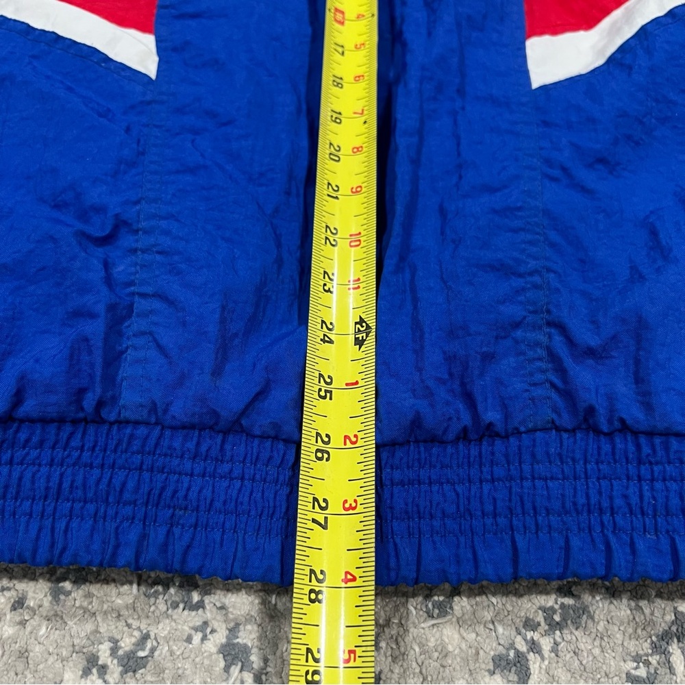 Vintage 90s NCAA Starter University of Kansas KU Jayhawks Full Zip Jacket Large - Picture 14 of 14